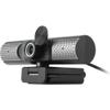 Aluratek HD 1080P Webcam, USB-C/USB-A, w/Built-in Speakers & Mic,Black,AWCS06F view 1