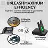 INNOTALK - Desk Phone Wireless Headset with RJ9 Adapter, 12-Hour Talk Time Handsfree Phone Headset, Office Phone Headset for Desk Phone, 300 Ft. Long Range Wireless Headset, W780 view 2