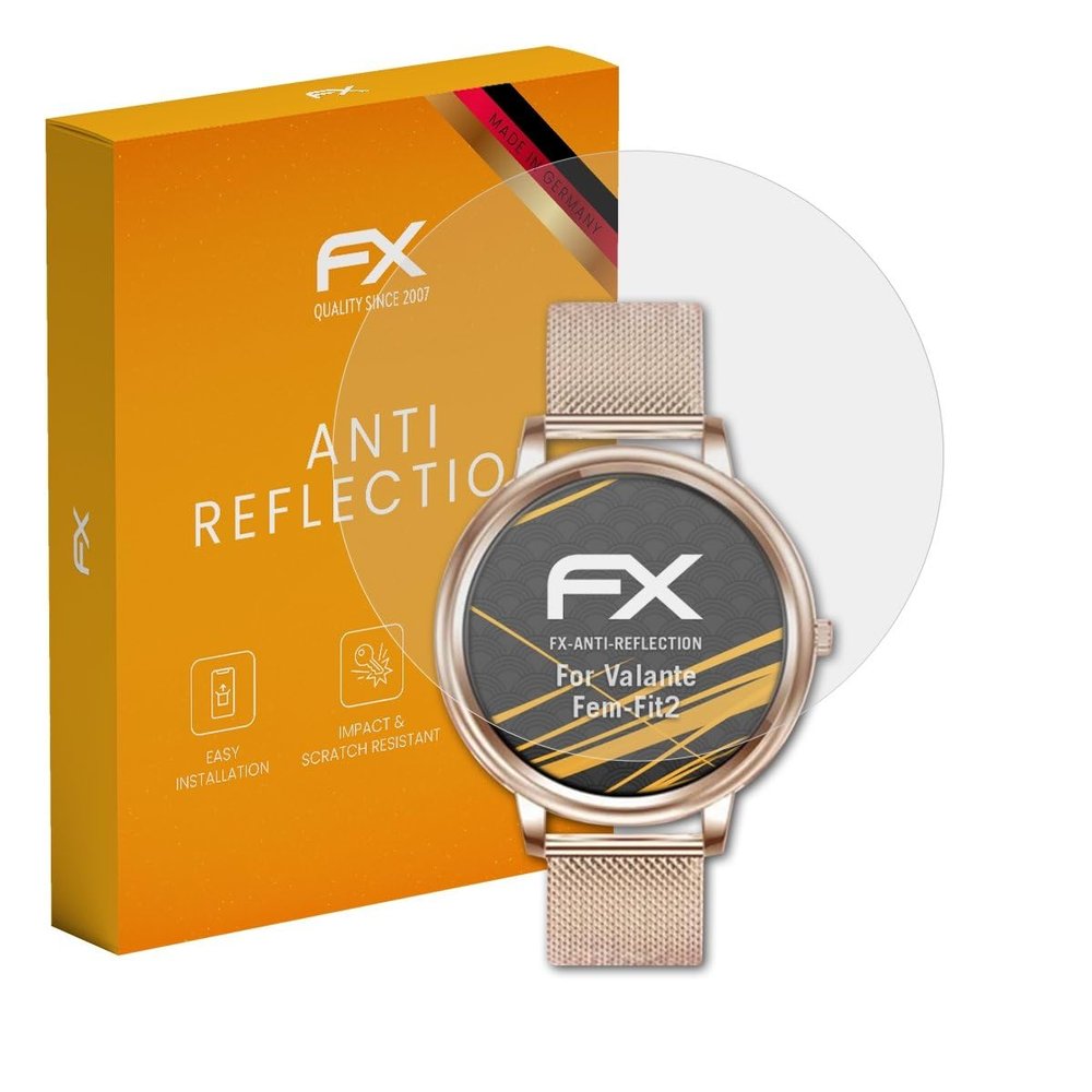atFoliX Screen Protector compatible with Valante Fem-Fit2 Screen Protection Film, anti-reflective and shock-absorbing FX Protector Film (3X)