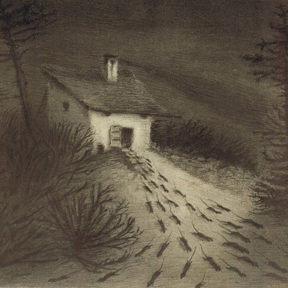 Alfred Kubin : The Rat House : 1900 : Archival Quality Art Print
