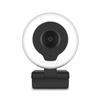 Aluratek 2K HD Ring Light Webcam with Auto Focus w/Tripod view 1