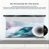 VIVIDSTORM-Home/Movie Screen Sound Transparent Perforated All White Cinema PVC,Compatible with Ordinary Projector,VBMSLPWA120H view 3