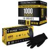 Dura-Gold HD Black Nitrile Disposable Gloves, 10 Boxes of 100, Size Medium, 6 Mil - Latex Free, Powder Free, Textured Grip, Medium (Pack of 1000) view 1