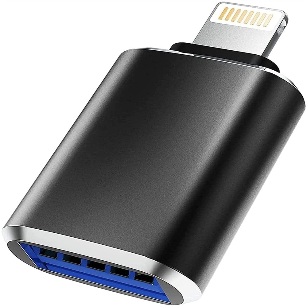 Lightning Male to USB3.0 Female Adapter OTG Cable [Apple MFi Certified]PAINICA USB OTG Data Sync Converter for iPhone/iPad/iPod Support Camera Card Reader, Mouse, Keyboard, Hubs, Connect U Disk-Black