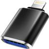 Lightning Male to USB3.0 Female Adapter OTG Cable [Apple MFi Certified]PAINICA USB OTG Data Sync Converter for iPhone/iPad/iPod Support Camera Card Reader, Mouse, Keyboard, Hubs, Connect U Disk-Black view 1