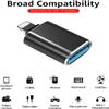 Lightning Male to USB3.0 Female Adapter OTG Cable [Apple MFi Certified]PAINICA USB OTG Data Sync Converter for iPhone/iPad/iPod Support Camera Card Reader, Mouse, Keyboard, Hubs, Connect U Disk-Black view 4