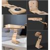 dxzsf Projector Stand Small Projector Stand Desktop Mini Projector Bracket Can be Wall-Mounted or Ceiling Foldable Portable Shelf Bedroom Living Room Office Tripod for Projector view 3