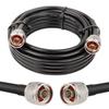 MOOKEERF KMR240 N Cable - 20FT Ultra Low Loss N Male to N Male Cable Pure Copper 50 ohm for Antenna,WiFi Router,Signal Booster, Amplifier view 1