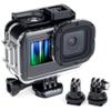 GEPULY Waterproof Case for GoPro Hero 9 10 11 12 13 Black - with 2 Cold Shoe Adapters 60M Underwater Protective Dive Housing Shell Accessories Built-in Cold Shoe Slots Go Pro Accessory view 1