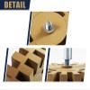 S SATC Eraser Wheel 4 Inch Decal Remover Eraser Wheel 1 Pack with Adapter Rubber Eraser Wheel for Drill Removing Decals Adhesives Pinstriping Stickers view 4