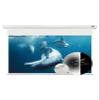 VIVIDSTORM-Slimline Motorized Tension Pull Down Screen Projector Perforated Transparent Acoustically All White Cinema,Compatible with Standard Projector,VMSLPWA100H view 1
