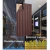 Doorway Fly Curtains for Doors,Screen Door,Thermal Insulated Door Curtai, Winter Curtains,PU Thicken Cotton,with Weatherproof Waterproof Anti Energy Loss Reduce Noise,Green_90x210cm/35x83inch view 3