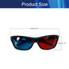 Aicosineg 3Pcs 3D Glasses Red Blue Glasses Black Frame 3D Viewing Glasses 3 Dimensional Anaglyph Glasses for 3D Movies Games Photo Projector Film Light Simple Design view 3