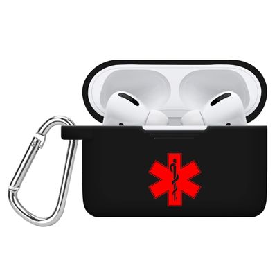 AFFINITY BANDS First Responder Silicone Case Cover Compatible with Apple AirPods Pro (Black)