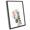 Girls Bedroom Decor,Baby Zebra Print,Nursery Decor,Nursery Wall Art,Baby Girl Nursery Art,Nursery Art Prints,Prints Art,Baby Animals,Pink Rose Flowers,8x12 Inch Framed Wall Art view 1