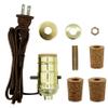 Creative Hobbies Pre-Wired Bottle Lamp Kit, Easily Convert Any Bottle Into A Lamp, DIY No Drilling Required | Brown view 1