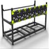 8 GPU Aluminum Stackable Open Air Mining Computer Frame Rig Ethereum Veddha (8GPU) view 1