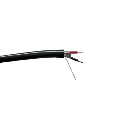 Custom Cable Connection 18 AWG 2 Conductor Direct Burial Unshielded Sun & Water Resistant Cable for Security/Alarm/Access Control/Sound - 500FT Spool