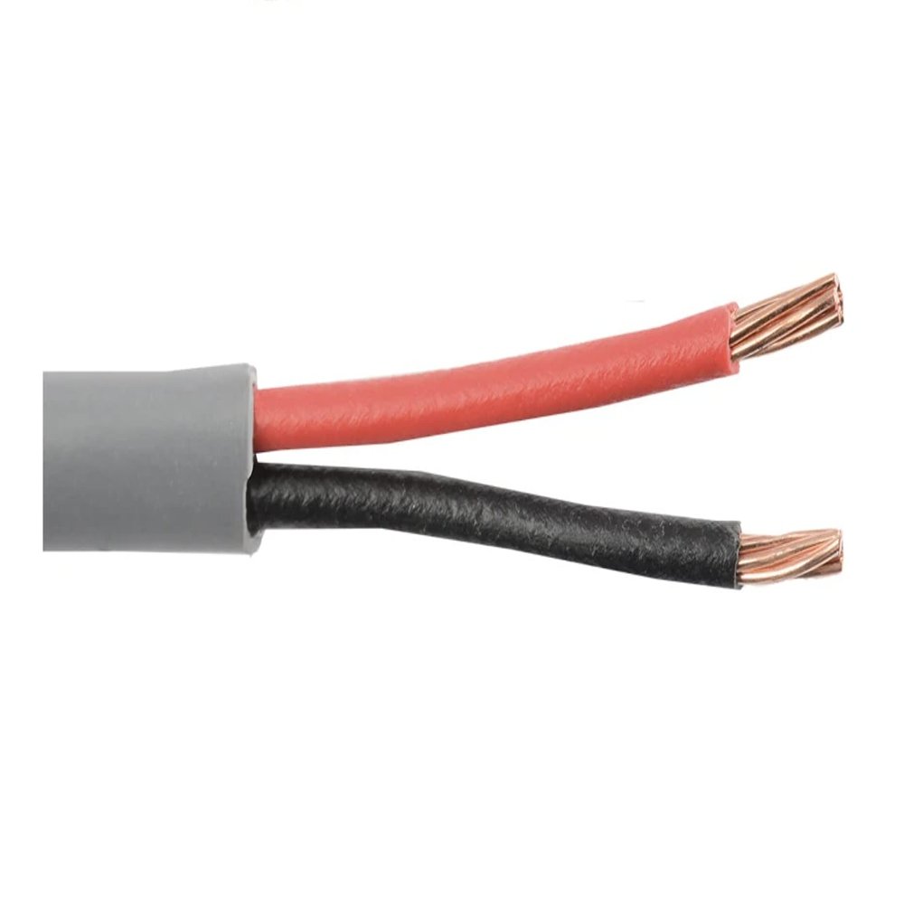 Custom Cable Connection 18 AWG 2 Conductor Stranded Non Shielded Cable for Security/Alarm/Access Control/Sound - 1000FT Spool