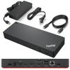 Lenovo ThinkPad Universal Thunderbolt 4 Dock, 4 Displays, Dynamic Power Charging up to 100W, Black view 1