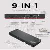 Lenovo ThinkPad Universal Thunderbolt 4 Dock, 4 Displays, Dynamic Power Charging up to 100W, Black view 3