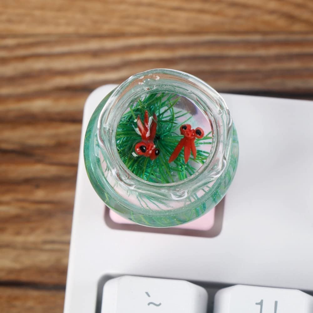 1pc Handmade DIY Key cap Personality Mechanical Gaming Keyboard Keycap For Esc Cartoon modeling keycaps (Color : Blue)