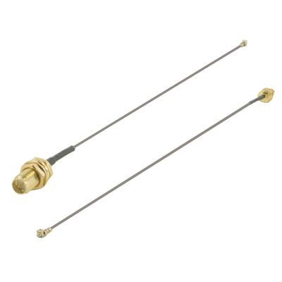 Proxicast 8 inch U.FL (IPEX) to RP-SMA Female Ultra Low-Loss 1.37mm Coaxial Pigtail Jumper Cable for Wi-Fi, Bluetooth, ZigBee, LoRa, Helium & other Radio & Antenna Systems - 2 Pack (ANT-105-RPSMA-2PK)