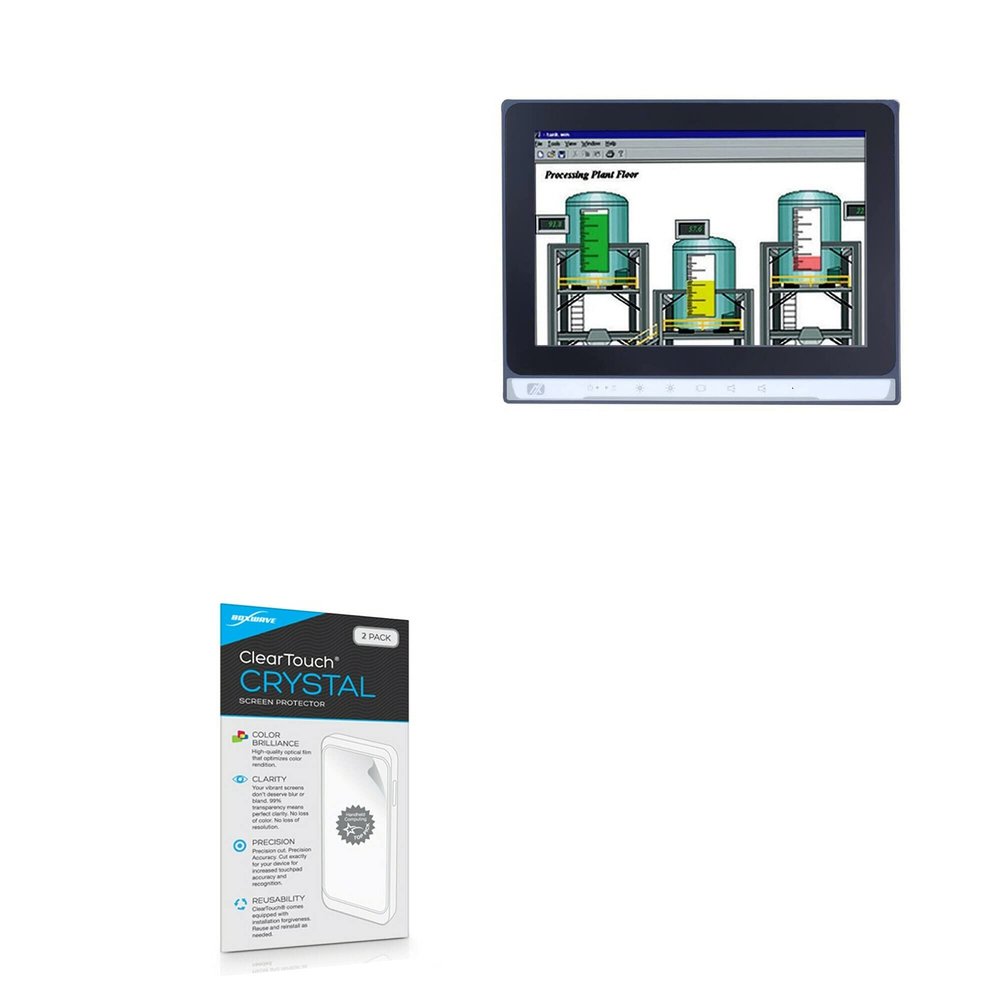 BoxWave Screen Protector Compatible with BSI Computer GOT5103W-845 - ClearTouch Crystal (2-Pack), HD Film Skin - Shields from Scratches