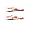 LINSYRC 2pcs T-Plug Female to 4mm Banana Plug Bullet Male Connector Adapter Cable with 2S JST-XH Balance Connector for RC Drone and Remote Control Device view 1