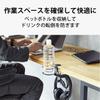 Elecom Headphone Stand, Clamp Type, 360 Rotation, Black view 2