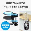 Elecom Headphone Stand, Clamp Type, 360 Rotation, Black view 3