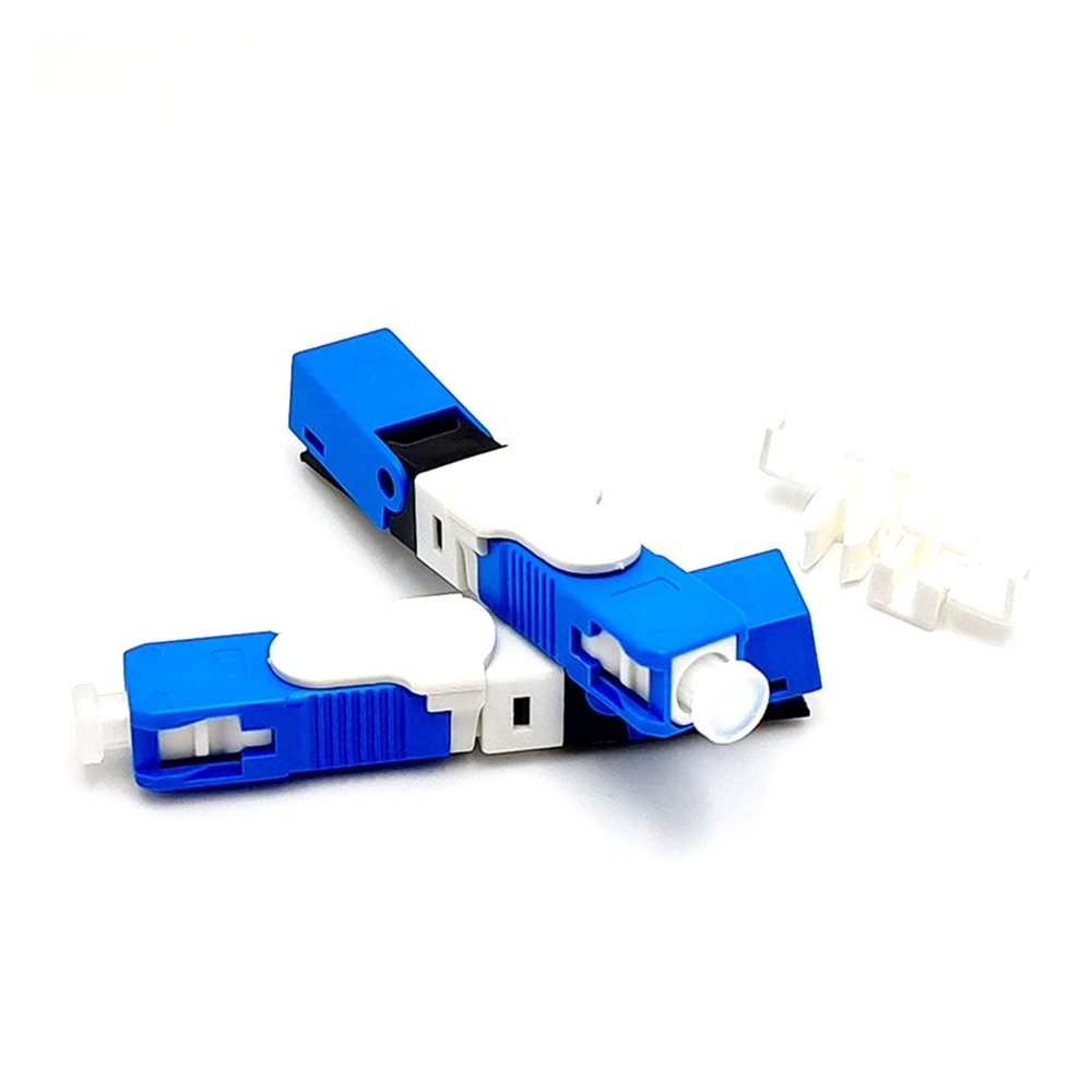 MANHONG Quick Connector Fiber Optic Cable Components Single-Mode Fiber SC UPC Quick Connector Optical Fiber Quick Connector (Color : 50pcs UPC)