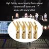 Tertullus 8 Pcs Speaker Spade Connectors Pure Copper Gold Plated Y Plug 45 Degree Screw Locking Adapter Fork Spade Plugs for Speaker Wire DIY(with Allen Wrench+Heat Shrink Tubing) view 4