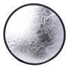 2 in 1 Lighting Reflectors Round Folding Portable 30cm/12inch Camera Photo Reflector Diffuser for Photography Reflector Portrait Still Life Fill Light - Silver & White view 2
