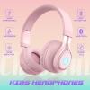 Mosonnytee Kids Headphones Kids Bluetooth Headphones Wireless Wired Headphones Noise canceling Headphones for Kids for School Noise Cancelling Headphones for Kids view 3