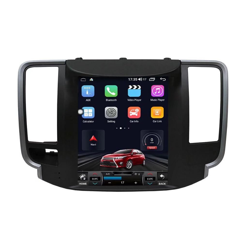 ROADYAKO 10.4Inch Indash Android 14.0 Center Multimedia for Nissan Teana 2008 2009 2010 2011 2012 Car Stereo Radio Auto GPS Navigation RDS 4G WiFi SWC Audio Video FM AM Audio Video Bluetooth