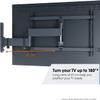 Vogel's TVM 3645 Full-Motion TV Wall Bracket for 40-77 inch TVs, Max. 77 lbs (35 kg), Swivels up to 180, Full-Motion TV Wall Mount, Max. VESA 600x400, Universal Compatibility view 3