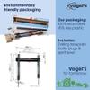 Vogel's TVM 3405 Fixed TV Wall Bracket for 32-77 inch TVs, Max. 110 lbs (50 kg), Flat TV Wall Mount max. VESA 400x400, Universal Compatibility, Distance to The Wall just 0.87 inch view 4