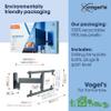 Vogel's TVM 3665 full-motion OLED TV wall bracket for 40-77 inch TVs, Max. 77 lbs (35 kg), Swivels up to 180, Full-Motion OLED TV wall mount, Max. VESA 600x400, Universal compatibility view 4