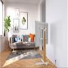 TVS 3695 FLOORSTAND OAK & STEEL White view 3