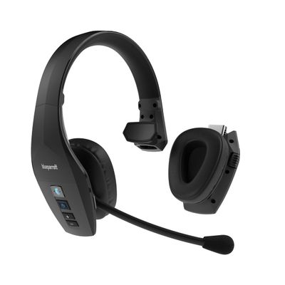 BlueParrott S650-XT Bluetooth Wireless Headphones 96% Noise Canceling Over Head Trucker Headset with Mic, 2-in-1 Convertible Stereo to Mono with ANC, IP54-Rated Protection, 36 hrs. Talk Time, Black