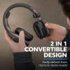 BlueParrott S650-XT Bluetooth Wireless Headphones 96% Noise Canceling Over Head Trucker Headset with Mic, 2-in-1 Convertible Stereo to Mono with ANC, IP54-Rated Protection, 36 hrs. Talk Time, Black view 3