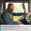 BlueParrott B650-XT Mono Bluetooth Wireless Headphones 96% Noise Canceling Over Head Trucker Headset with Mic, 100% Voice Control, IP54-Rated Protection, Active Noise Cancellation, 36 hrs. Talk Time view 3