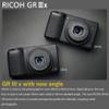 Ricoh GR IIIx, Black, Digital Compact Camera with 24MP APS-C Size CMOS Sensor, 40mmF2.8 GR Lens (in The 35mm Format) view 3