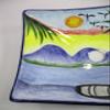 16" RECTANGULAR TALAVERA SINK vessel mexican bathroom handmade ceramic folk art view 2