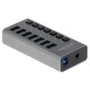 Delock External SuperSpeed USB Hub with 7 Ports + Switch