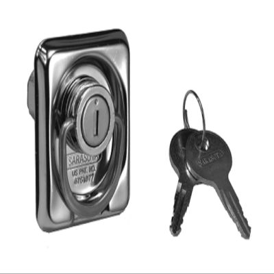 LL902 Stainless Steel Lock Latch (2" Long x 3/8" Offset cam)