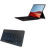 BoxWave Keyboard Compatible with Microsoft Surface Pro X (13 in) - SlimKeys Bluetooth Keyboard - with Backlight, Portable Slim LED 7 Colors - Jet Black view 1