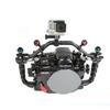nitescuba NS10-H Underwater Camera Housing Carrier Aluminum Material with Extra Two Ball Mount and Tripod Mount Adaptor for gopro Suitable for nuaticam housing and NS10 Tray view 3