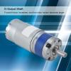 YWBL-WH DC Geared Motor 12V D Shaft Carbon Brush Magnetic Speed Reduction Gear Motor (430RPM), Geared Motor view 4